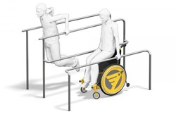 4FCircle outdoor fitnesstoestel dubbele dips, all inclusive