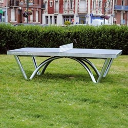 Tafeltennistafel , onderstel metaal, melamine blad