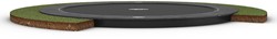 BERG Sports flatground trampoline Elite, diam. 380 cm - geen veiligheidsnet - grijs