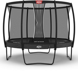BERG regular trampoline Elite, diam. 330 cm. - Safety Net Deluxe - grijs