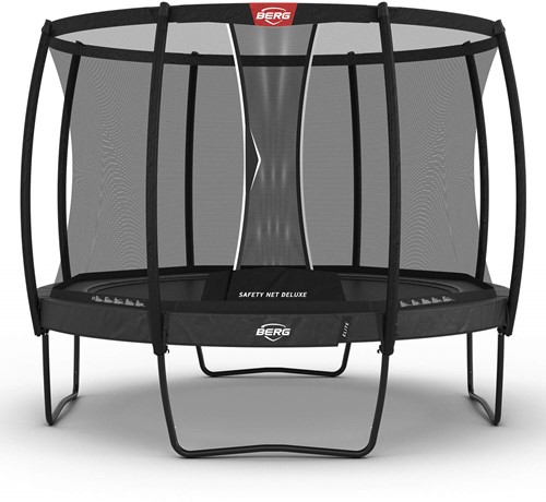 BERG regular trampoline Elite, diam. 330 cm. - Safety Net Deluxe - grijs