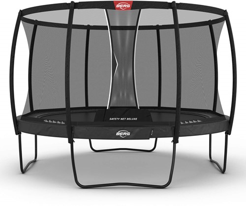 BERG regular trampoline Elite, diam. 380 cm. - Safety Net Deluxe - grijs