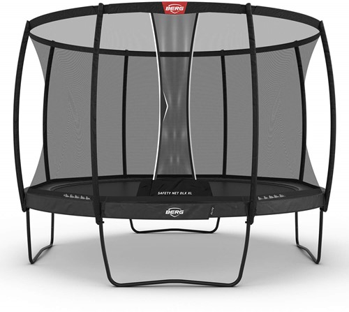 BERG regular trampoline Elite, diam. 430 cm. - Safety Net DLX XL - grijs