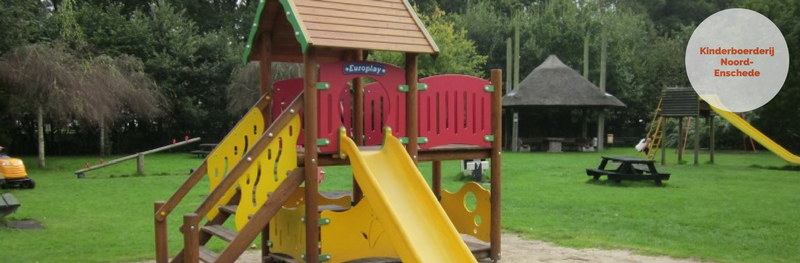Kleurig rovershol bij Kinderboerderij Noord Enschede
