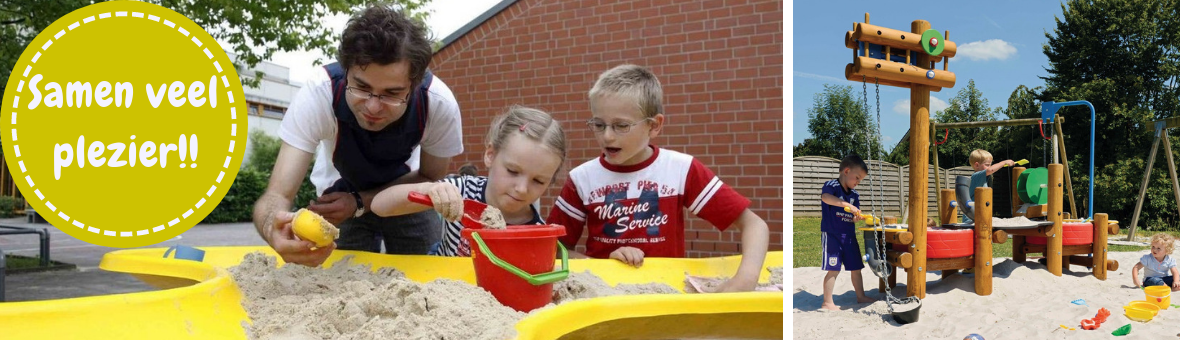 buitenspelen - groep 811 zandspeeltoestel