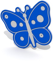 Decoratief bord Vlinder