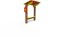 Pleinplakker accessoire bushalte
