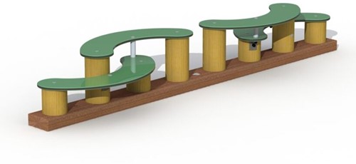 Wandelende tak - montage in de grond (type A)