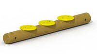 Zitbalk met 3 zittingen, aanbouwelelement-3