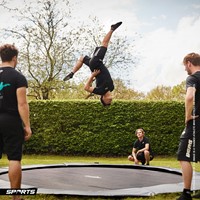 BERG Sports flatground trampoline Elite, diam. 430 cm. - geen veiligheidsnet - grijs-2