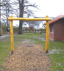 Enkele schommel, robinia
