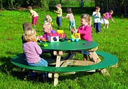Kunststof picknicktafel