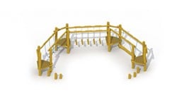 ECO-Play robinia evenwichtsparcours H