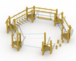 ECO-Play robinia evenwichtsparcours  I
