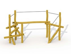 ECO-Play robinia ravijnbrug A behendigheidstoestel