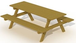 Europlay picknicktafel 2,0 m