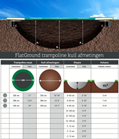 BERG flatground trampoline ingraven