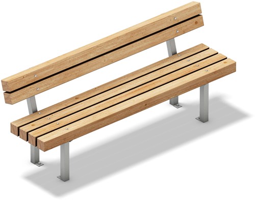 Zitbank Gabi met rugleuning