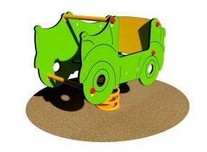 Veerelement Green Car