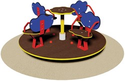 Draaimolen met zitjes 4 persoons