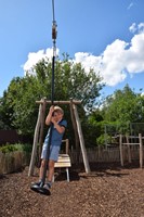 ECO-Play robinia kabelbaan (met 2 platformen)-3