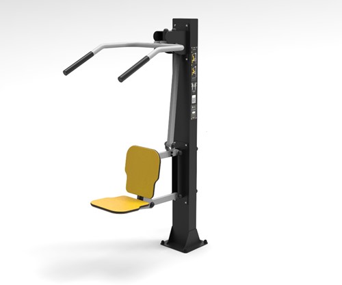 Outdoor fitnesstoestel lat pull down