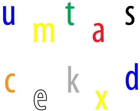 Pleinplakker Letters/cijfers 