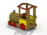Speelelement Locomotief (open dak) - montage op de grond (type B)