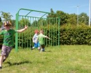 Metalen voetbaldoel (groot)-2