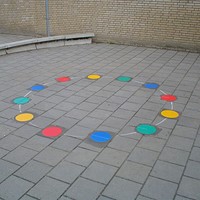 Pleinplakker Ronde stippen, set 12 stuks-2