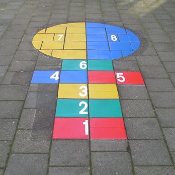 Pleinplakker Hinkelbaan met ronde kop-2