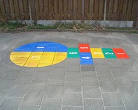 Pleinplakker Hinkelbaan met ronde kop-3