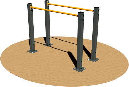 Outdoor Calisthenics brug met gelijke leggers