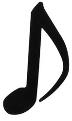 Pleinplakker Muzieknoot