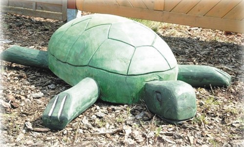 Robinia speelelement Schildpad