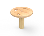 Robinia zandtafel met figuren