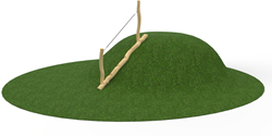 ECO-Play heuveltrap met touw, korte versie