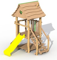 ECO-Play robinia jagerstoren met dak