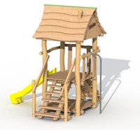 ECO-Play robinia jagerstoren met dak-2
