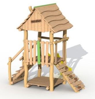 ECO-Play robinia jagerstoren met dak-3