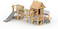 ECO-Play robinia stropersbos - roestvrijstaal