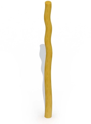 ECO-Play robinia paal, diam. 12 - 14 cm, lengte 300 cm