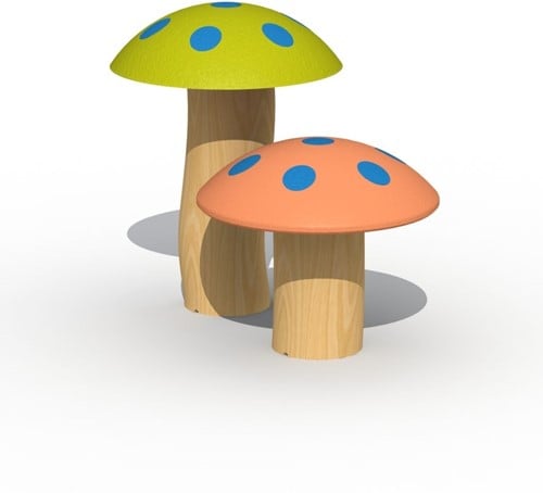 ECO-Play Paddenstoel - laag model-2