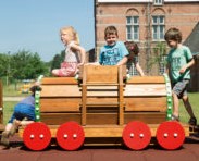 Speelelement Tankwagon (voorgemonteerd) - montage in de grond (type A)-2