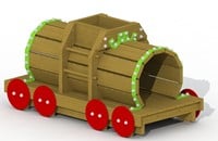Speelelement Tankwagon (voorgemonteerd) - montage in de grond (type A)
