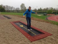 trampoline voor rolstoelgebruik