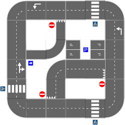 Pleinplakker Verkeersplein 5