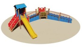 Speeltoestel met glijbaan Play Center