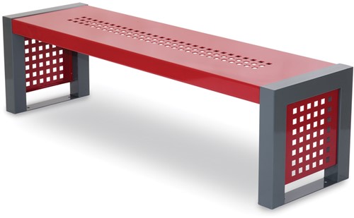 Zitbank Empire - rood/antraciet
