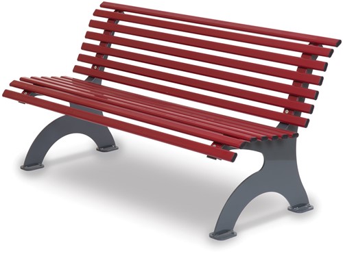 Zitbank Kate - rood/grijs